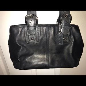 Black Leather Coach bag
